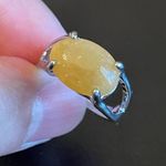 Yellow Aventurine S925 silver ring size 7.5 Photo 6