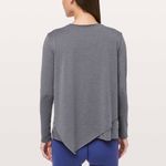 Lululemon Heathered Titanium Gray Sweetest Day Tencel Long Sleeve Size 4 Photo 6