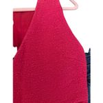 ZARA  SHORT TEXTURED WEAVE JUMPSUIT FUCHSIA Medium Photo 9