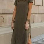 Jenni Kayne Cypress Caftan Dress in Olive Green Size M Photo 1