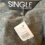 SINGLE Womens Sequin Top Gray Size S Sleeveless Top Mesh Overlay Lace Cami Photo 1