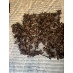 IDA SJÖSTEDT Black Mesh 3D Floral Applique Long Sleeve Top Size M Photo 5