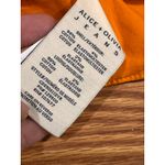 Alice + Olivia  Tangerine Carli V-Neck Denim Crop Top size 2 (US XS ) Photo 9