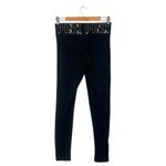 Victoria's Secret Pink Pants Womens Small Black Yoga Leggings Sequined Bling Y2K Photo 1