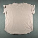 Cable & Gauge  Shirt Womens Small Mauve Modal Blend Pocket Button Tab Cap Sleeve‎ Photo 7