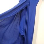 Reformation  Blue Westport Dress High Low V-Neckline Photo 10