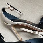 Guess  Women's Divine Heeled Ankle Strap Sandal Ivory 8 Photo 5