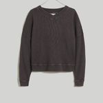 Madewell  Waffle boxy knit sweatshirt Photo 0