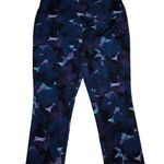Old Navy  Active Maternity Size M Leggings Capri Cropped Blue Purple Go Dry Photo 0