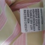 Talbots  22W Pastel Pink Green Striped Top Plus Photo 7