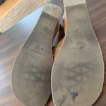 No Boundaries Vintage Y2K 1990’s Wooden Wedge Embroidered Leather Sandals 8 Photo 4