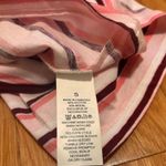 Kate Spade Pink Stripe Tank Small With Ruffles And Bow On Back Photo 3