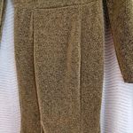 Order Plus  Gold Sparkly Formal Bell Sleeve Dress (M) Photo 6