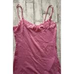 Bozzolo Y2K Pink Lace Trim Cami Top Adjustable Spaghetti Strap Coquette Style Sz S Photo 1