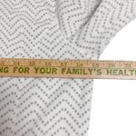 Made for life Polka Dot Zigzag Chevron Zip Up Pullover Small Sweater Photo 9