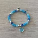 Bomb Party Coastal Elegance Bracelet Stack OS NWT IN BOX Blue Photo 11