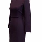 Elizabeth and James  Women's Sz 0 Rudi Plum Sheath Mini Long Sleeve Casual Dress Photo 3