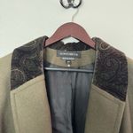 VINTAGE Donny Brook • 100% Wool Coat • 8P • Made in Russia • Green Paisley Photo 10