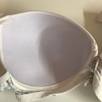 Massam Size Large White Floral Lace Underwire Bra. Made in Brazil New. Photo 4