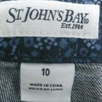 st. john's bay 10 31x24 Dark Wash Crop Jeans Photo 2