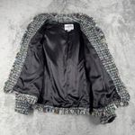 Chico's  Tweed Jacket Fringe Career Wear Business Casual Blazer‎ Vintage Medium Photo 3