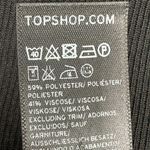 Topshop | Size 2 | Red Long Sleeve Bubble Texture Satin Wrap Minidress Photo 9