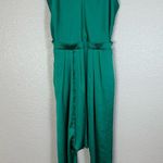 Heidi Merrick Los Angeles Green Silk Jumpsuit size XS Marrakesh $595 Photo 0