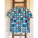 Tori Richard Women's Hawaiian Shirt Floral Print Short Sleeve Button Up Size XL Blue Photo 1