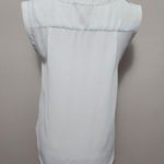 Stella Luce  aquamarine crewneck cap sleeve blouse size small Photo 3