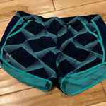 Under Armour Navy and Teal Athletic Shorts Photo 0