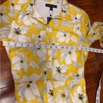 Banana Republic  yellow floral longsleeve preppy boho tiered tie maxi dress 0 NWT Photo 15