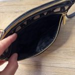 Michael Kors  Wristlet Signature Logo Black Tan Clutch Bag Purse Y2K Streetwear Photo 3