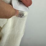 Old Navy  Dress M White Floral Linen Blend Mini Cottagecore Soft Girl Sundress Photo 7