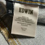 Edwin Women's Marli Straight Leg Front Seam Denim Jean Harbour Light Wash 28 New Blue Photo 8