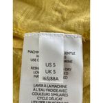 Anthropologie  Ingrid Eyelet Tiered Scalloped Lace Yellow Tank Top Small Boho Photo 9