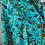 Nine West Vintage America Womens Loose Top XS Dolman Sleeve Oversized Blouse Tribal Flowy Photo 5