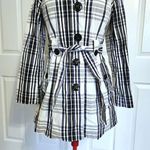 Laundry by Shelli Segal Plaid Trench Coat - Size M Photo 4