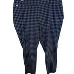The Limited  Exact Stretch Blue Black White Patterned Dress Pants Trousers Sz 22W Photo 0