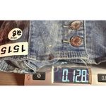 SheIn Women 28 Ruffle Denim Blue Jean Mini Skirt Casual Western Y2K Feminine Photo 10