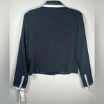 Harvé Benard New With Tags Harve Benard Jacket Blazer Black White Ribbon Trim Women’s Size 12 Photo 6