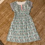 Talbots  Plus Voile Pretty Primrose Fit And Flare MIDI Dress 14W Photo 2