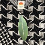 Farm Rio NWT RARE  Fringe Black and Grey Wool Mini Dress Photo 6