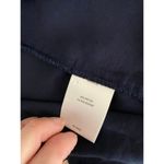 A loves A Dark Navy Blue Utility Tortoiseshell Button-down Short-sleeved Shirt Top M Photo 3