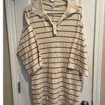Max Studios Stripe Johnny Collar Sweater Dress A51 Brown Photo 0