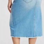 Torrid NWT Midi Denim Front Slit Skirt, Light Blue Denim Pencil Skirt Photo 1