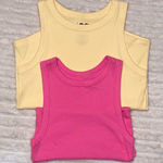 Target & SO pink & yellow full length tank tops bundle Photo 0