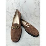 Amalfi Rangoni Loafers Size 12.5 Womens Brown Suede Walk On‎ Air Brown Slip On Photo 9