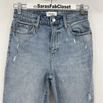 Pistola High Rise Straight Leg Cropped Blue Jeans Distressed Women's Size 26 Photo 1