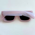 NWT Bencaley Powder Pink Square Sunglasses – 100% UV Protection Photo 2
