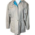 London Fog Women's All Weather Jacket Coat Hood Small Water Repellant Neutral Photo 0